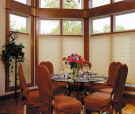 Top Down bottom up shades give privacy and allow light when lowered from the top.